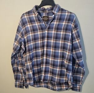 Mountain Ridge Men's Blue Flannel Shirt